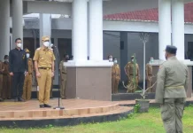 Pimpin Apel Perdana, Haliana Soroti Kedisiplinan ASN Wakatobi Pimpin Apel Perdana, Haliana Soroti Kedisiplinan ASN Wakatobi