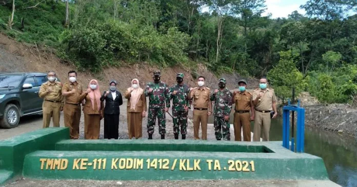 Danrem 143/HO Tinjau Langsung Hasil Karya TMMD ke-111 Kodim Kolaka