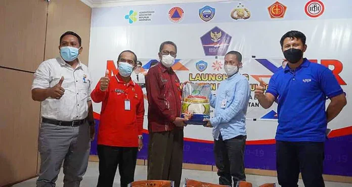 beras Pemkab Busel Launching Penyaluran Beras Bulog bagi ASN