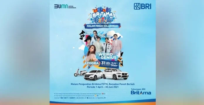 BRI Hadirkan BritAMA FSTVL, Kejutan untuk Nasabah Setia