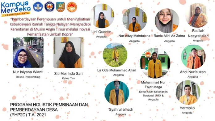 PHP2D 2021, UKM Ketahanan Nasional UHO Berhasil Raih Dana Rp40 Juta