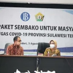 Dukung Penanganan Covid-19, BI Sultra Serahkan Bantuan Paket Sembako dan Masker Dukung Penanganan Covid-19, BI Sultra Serahkan Bantuan Paket Sembako dan Masker