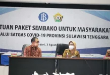 Dukung Penanganan Covid-19, BI Sultra Serahkan Bantuan Paket Sembako dan Masker Dukung Penanganan Covid-19, BI Sultra Serahkan Bantuan Paket Sembako dan Masker