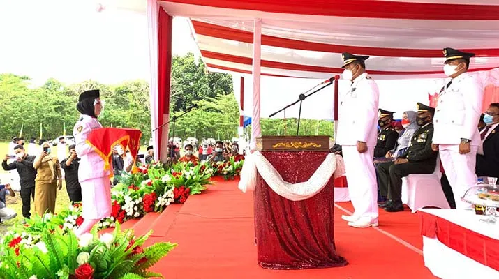 Seorang Paskibraka Mubar Pingsan Usai Melaksanakan Tugas