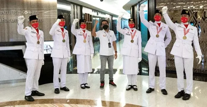 68 Paskibraka Nasional Dapat Dana Pendidikan dari BRI