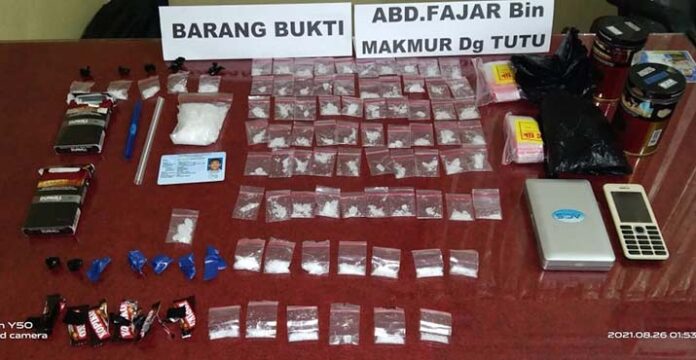 Polisi Bekuk Kurir Sabu di Mandonga dengan BB 100 gram