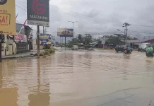 Hujan Sepanjang Hari, Ruas Jalan di Martandu Tergenang Air Hujan Sepanjang Hari, Ruas Jalan di Martandu Tergenang Air