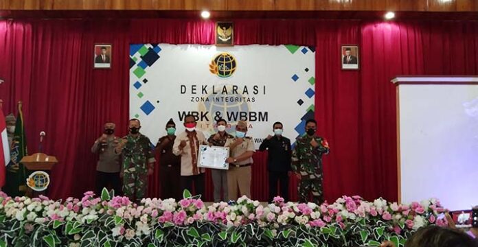 Kantor Pertanahan Wakatobi Deklarasi Menuju Zona Bebas Wilayah Korupsi