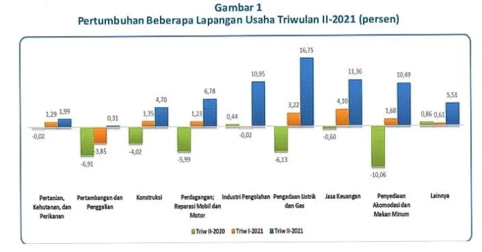 Ekonomi Sultra Triwulan II 2021 Tumbuh 4,21 Persen