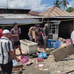 Tiga Unit Bangunan di Kendari Hangus Terbakar, Satu Warga Terjebak Tiga Unit Bangunan di Kendari Hangus Terbakar, Satu Warga Terjebak