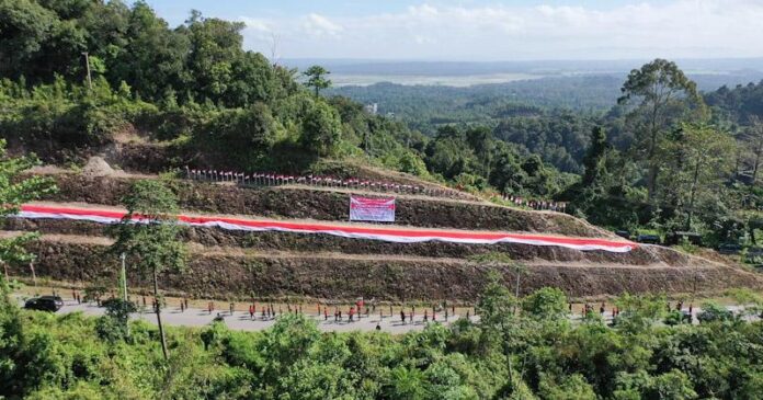 Begini Cara Manggala Agni Daops Sultra Rayakan HUT RI ke-76