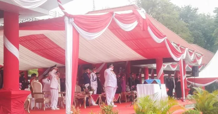 Peringati HUT RI ke-76, Gubernur Sultra Tekankan Tetap Jaga Prokes