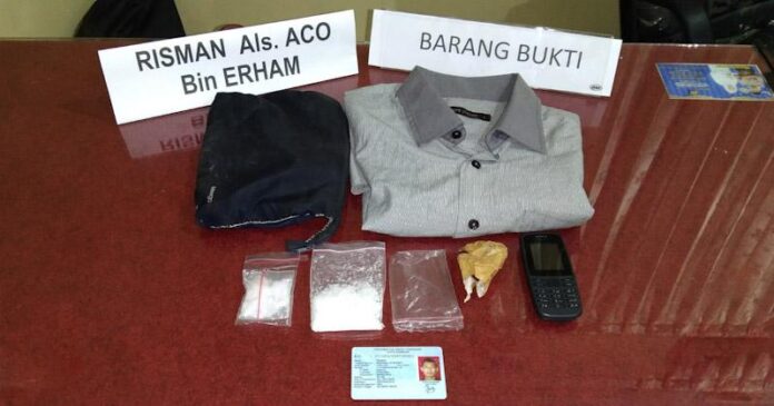 Miliki Sabu 30,85 Gram, Seorang Pria di Kendari Diringkus Polisi