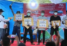Pemenang Lomba Mancing dan Balap Perahu di Kolut Dihadiahi Jutaan Rupiah Pemenang Lomba Mancing dan Balap Perahu di Kolut Dihadiahi Jutaan Rupiah