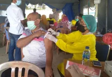 Hari Ini 1.300 Peserta Ikuti Vaksinasi Kemerdekaan di Kota Kendari Hari Ini 1.300 Peserta Ikuti Vaksinasi Kemerdekaan di Kota Kendari