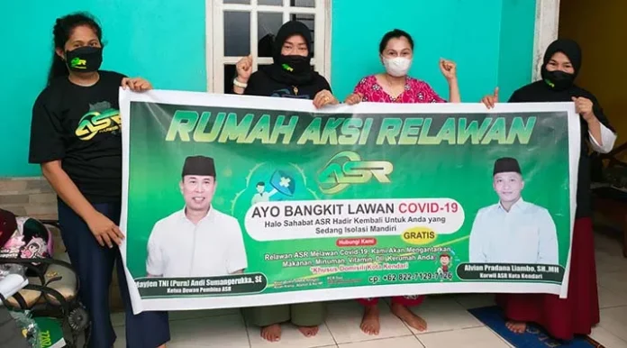 ASR Gencar Sosialisasi ke Warga yang Isoman di Kendari