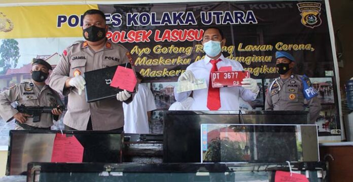 Pencuri Motor dan Tabung Gas Dibekuk Polsek Lasusua