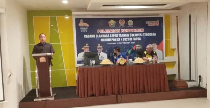 Andi Sumangerukka Beri Bantuan Rp50 Juta untuk Atlet Takraw Sultra