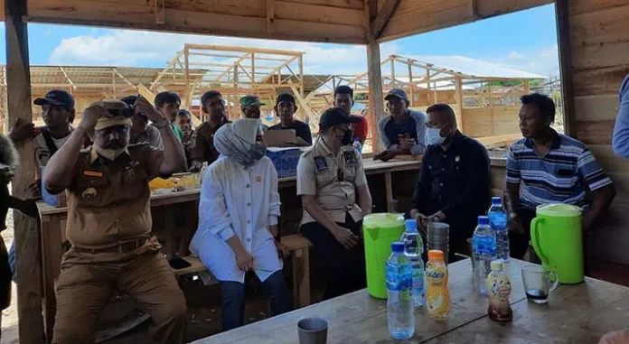 Tak Berizin, Pembangunan Pasar Swadaya Mokoau Dihentikan