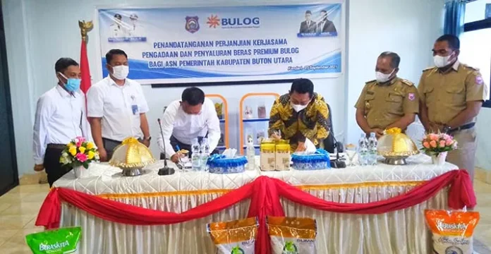Bulog dan Pemkab Butur Kerja Sama Salurkan Beras ke ASN