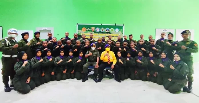 38 Mahasiswa dari 5 Universitas di Sultra Jalani Pradiksar Gabungan Menwa di UHO