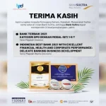 Bank Sultra Raih Dua Penghargaan Sebagai Bank Terbaik 2021