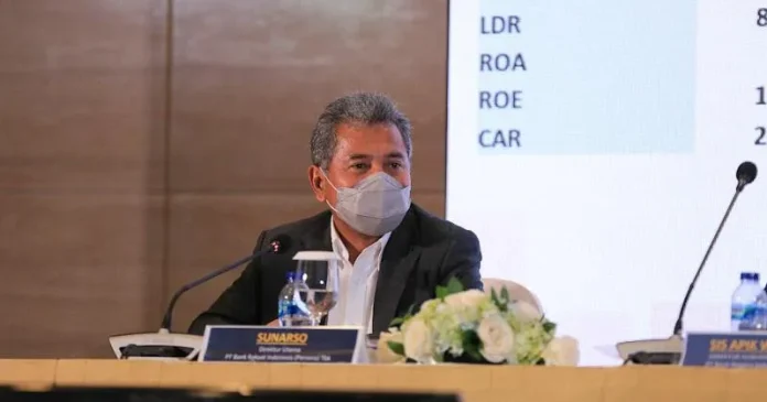 Ketua HIMBARA yang juga Direktur Utama BRI Sunarso