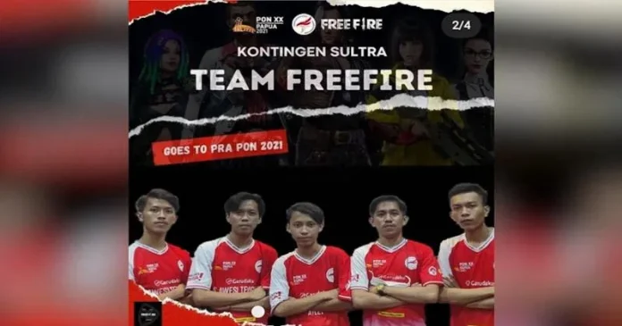 Tim Free Fire Sultra Lolos ke PON Papua Usai Menjuarai Pra PON