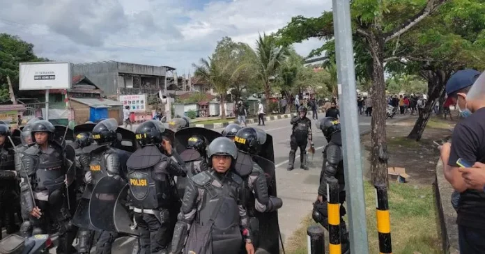 Polisi Terus Bersiaga di Kendari Beach, Cegah Bentrok Susulan