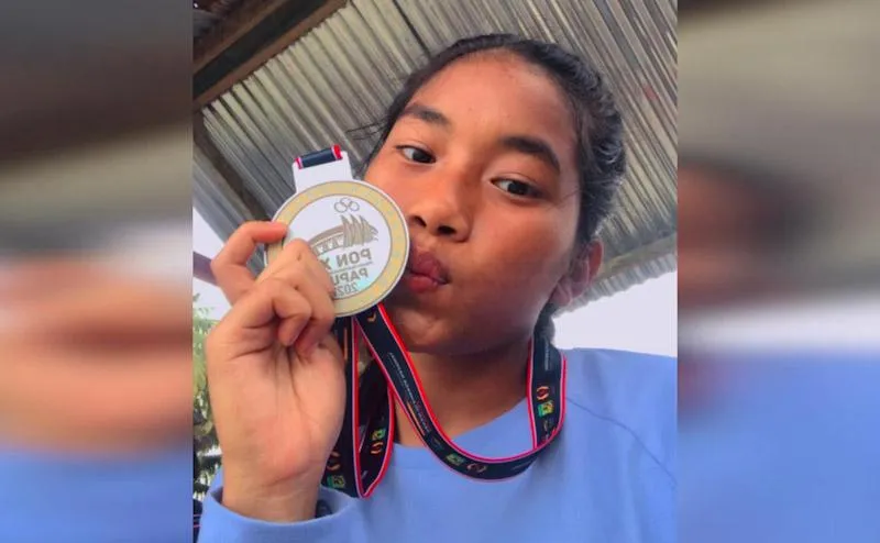 Sosok Aurilie Dhea Meisy, Peraih Medali Pertama untuk Sultra di PON Papua 