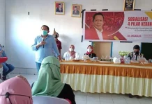 Sosialisasi 4 Pilar Kebangsaan di Konawe, Hugua Minta Masyarakat Terus Jaga Kerukunan Sosialisasi 4 Pilar Kebangsaan di Konawe, Hugua Minta Masyarakat Terus Jaga Kerukunan