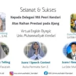 MA Ummusshabri Kendari Raih 3 Medali Emas di Ajang VEO MA Ummusshabri Kendari Raih 3 Medali Emas di Ajang VEO