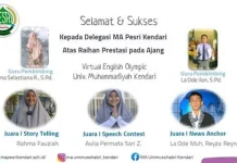 MA Ummusshabri Kendari Raih 3 Medali Emas di Ajang VEO MA Ummusshabri Kendari Raih 3 Medali Emas di Ajang VEO