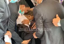 Upacara HUT Mubar ke-7, Anggota DPRD Mubar Pingsan Upacara HUT Mubar ke-7, Anggota DPRD Mubar Pingsan