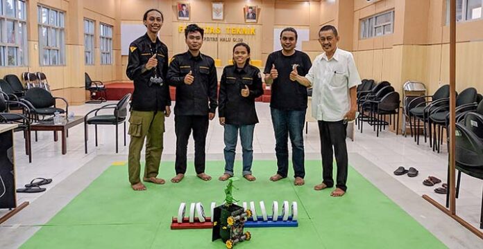 Kalahkan 2 Universitas, Tim Electrobot UHO Masuk 8 Besar KRTMI Nasional