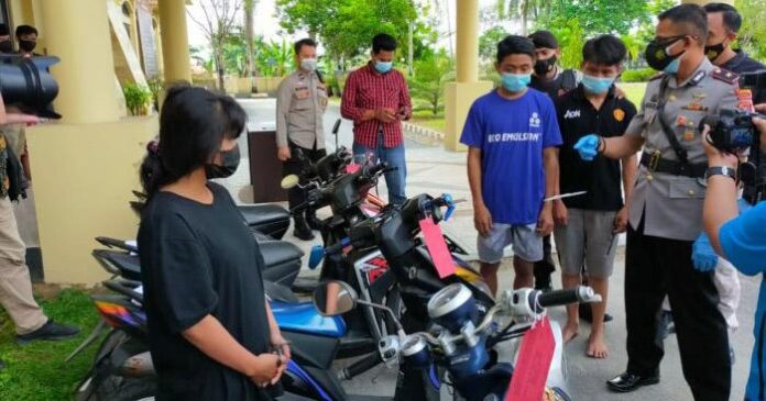 Jadi Curanmor, Sepasang Kekasih di Kendari Diringkus Polisi