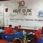 Peringati HUT ke-10, OJK Sultra Gelar Donor Darah Peringati HUT ke-10, OJK Sultra Gelar Donor Darah