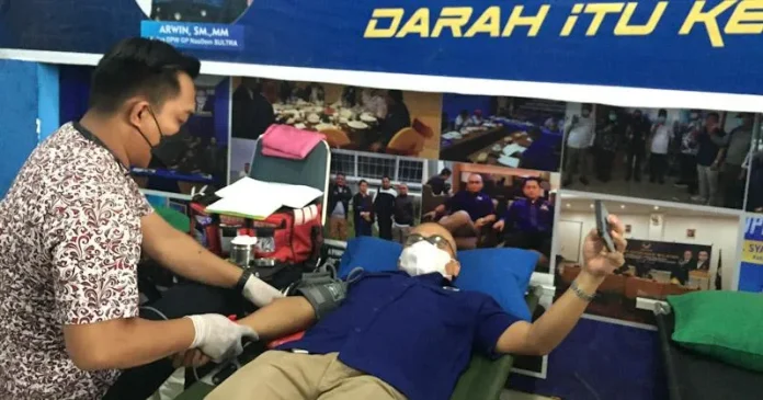 Peringati Hari Sumpah Pemuda, GPND Sultra Gelar Donor Darah Peringati Hari Sumpah Pemuda, GPND Sultra Gelar Donor Darah