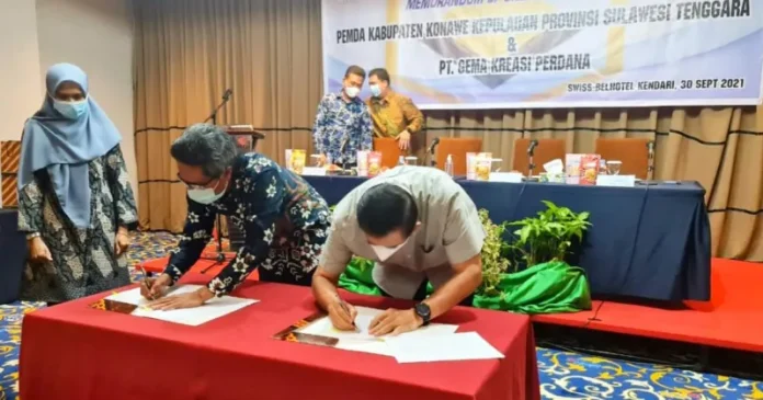 Pemkab Konkep dan PT GKP Jalin Kemitraan di Kegiatan Usaha Tambang