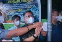 Wali Kota Launching Kendari Terang di Jalan Kongoasa