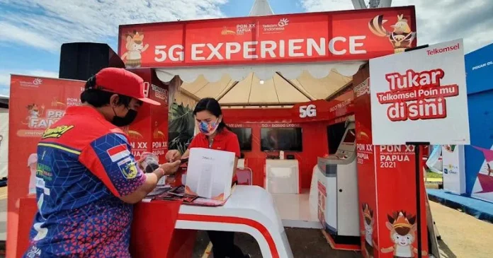 Telkomsel Hadirkan Jaringan 5G di PON XX Papua