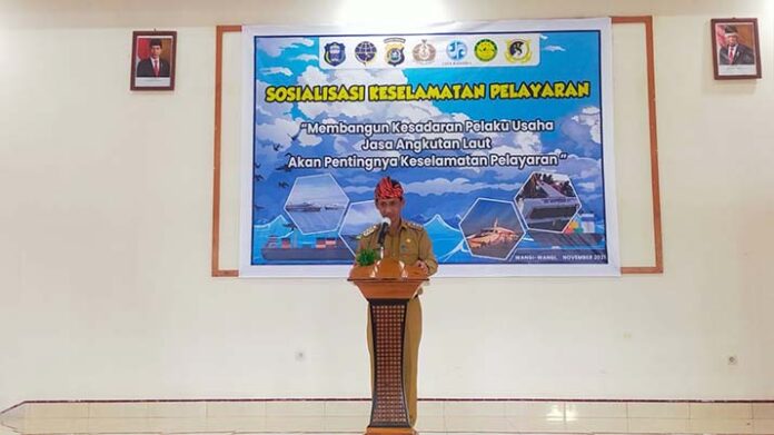 Bupati Wakatobi Minta Pelaku Usaha Jasa Pelayaran Tak Buang Sampah di Laut