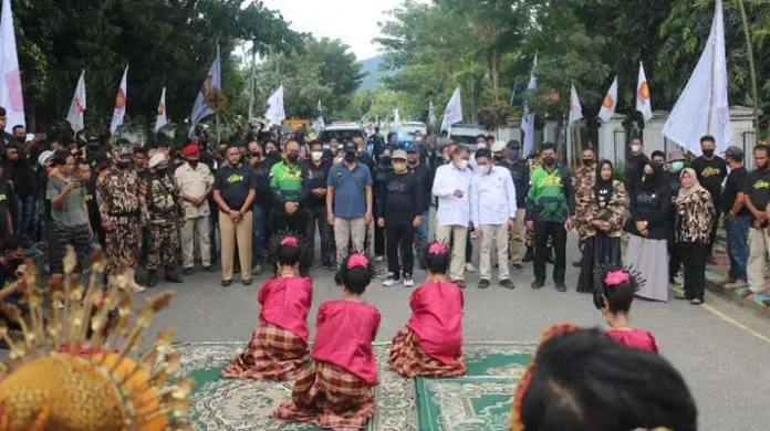 Andi Sumangerukka Silaturahmi dan Temu Kader Partai Gerindra di Kolut