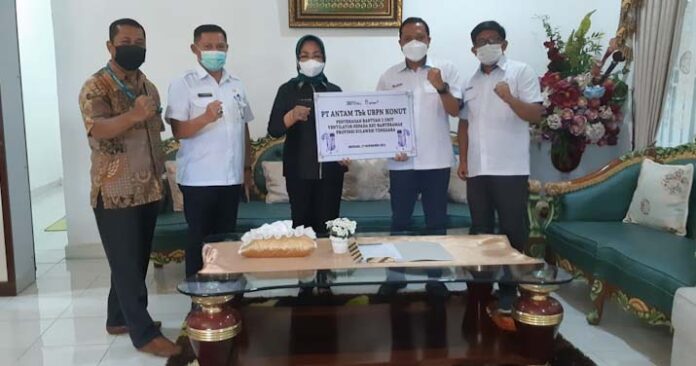 Antam Konut Sumbang Dua Ventilator di RS Bahteramas Kendari