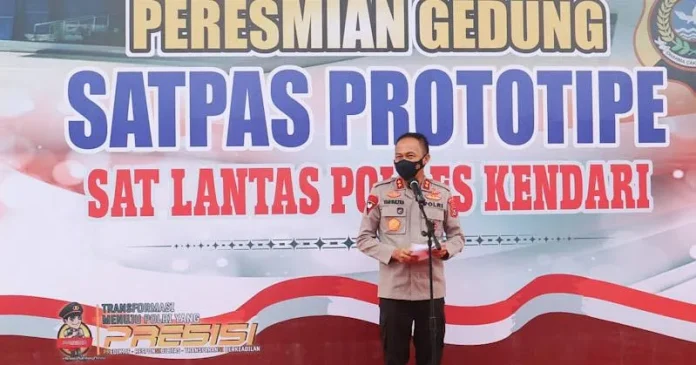 Kapolda Sultra Resmikan Gedung Baru Satpas Prototipe Polres Kendari