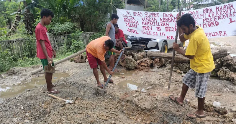 Di Balik Pembatalan Pengaspalan Jalan Provinsi Wakumoro-Laiba di Muna