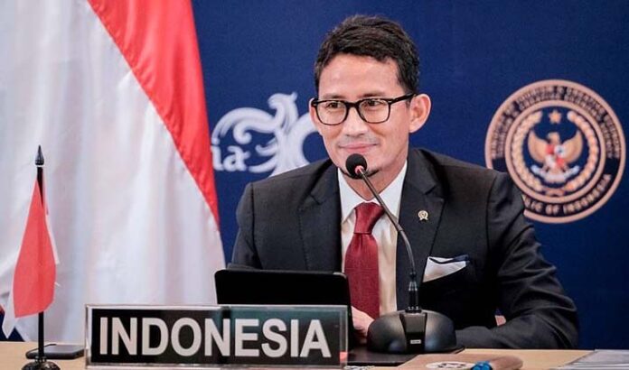 Menteri Pariwisata dan Ekonomi Kreatif (Menparekraf) Republik Indonesia (RI) Sandiaga Salahuddin Uno