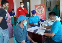 Gelar Vaksinasi di 11 Titik, BIN Sultra Tuntaskan Target 1.450 Dosis Vaksin Gelar Vaksinasi di 11 Titik, BIN Sultra Tuntaskan Target 1.450 Dosis Vaksin