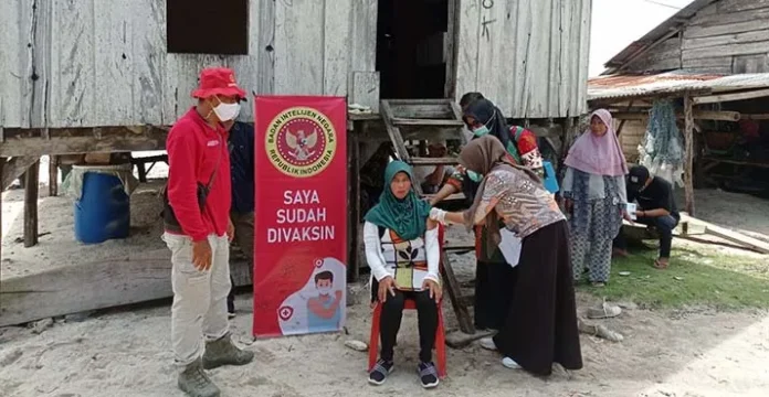 Percepatan Vaksinasi, BIN Sultra Lampaui Target hingga 10.450 Dosis