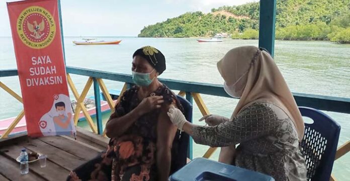 Percepat Vaksinasi, BIN Sultra Sambangi Kepulauan Terpencil